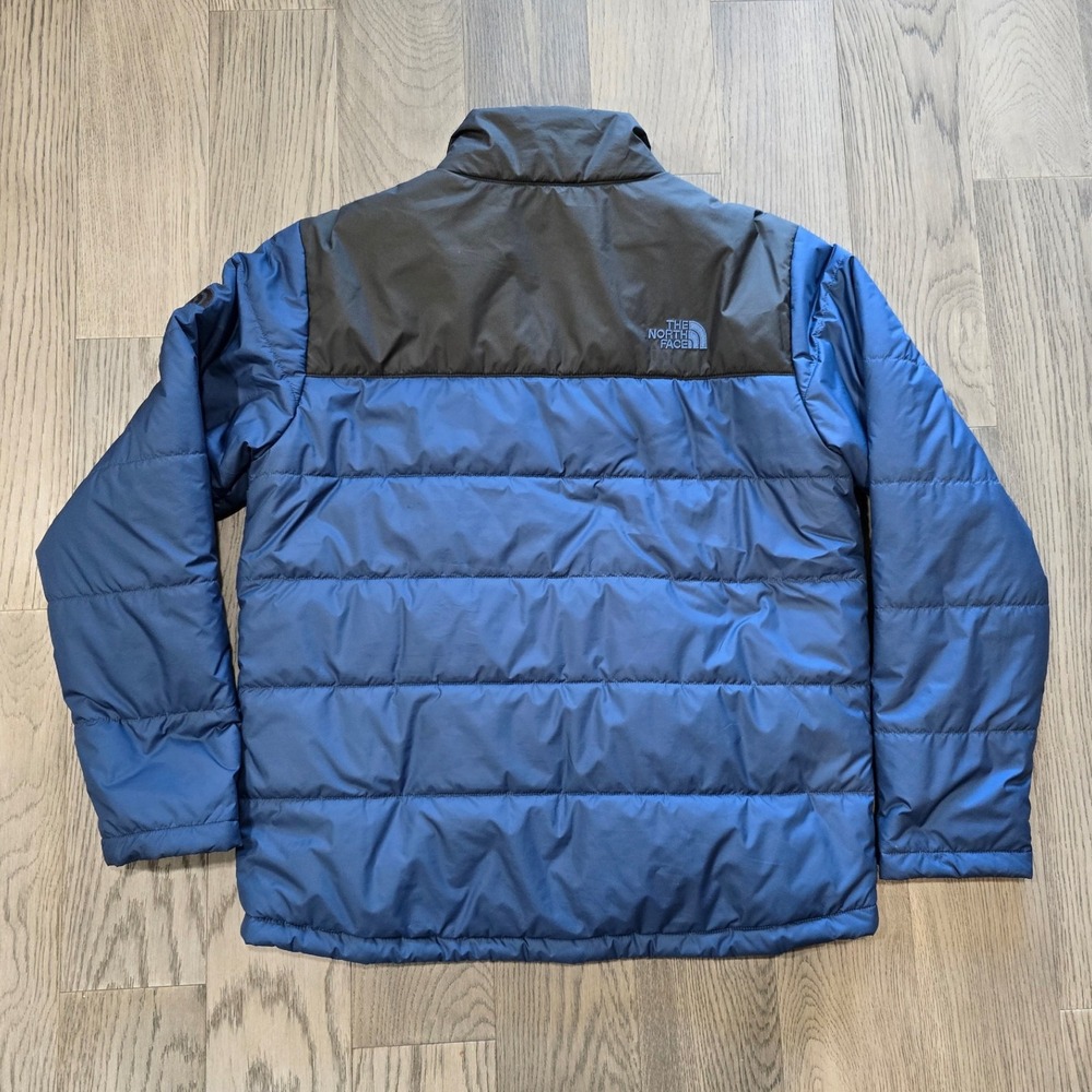 The North Face Everyday Puffer Jacket Blue Black Men's Size L w/3M Logo - Picture 6 of 11